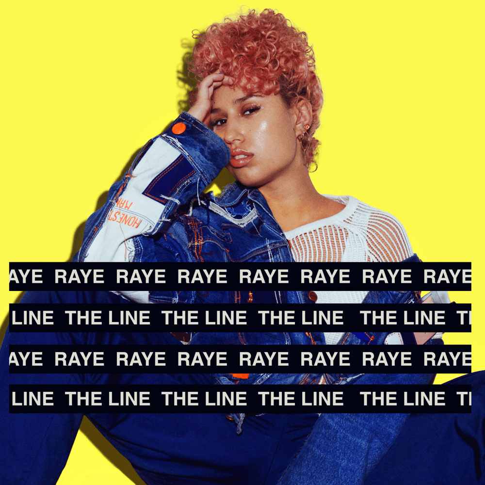 Album cover art for "The Line" by RAYE