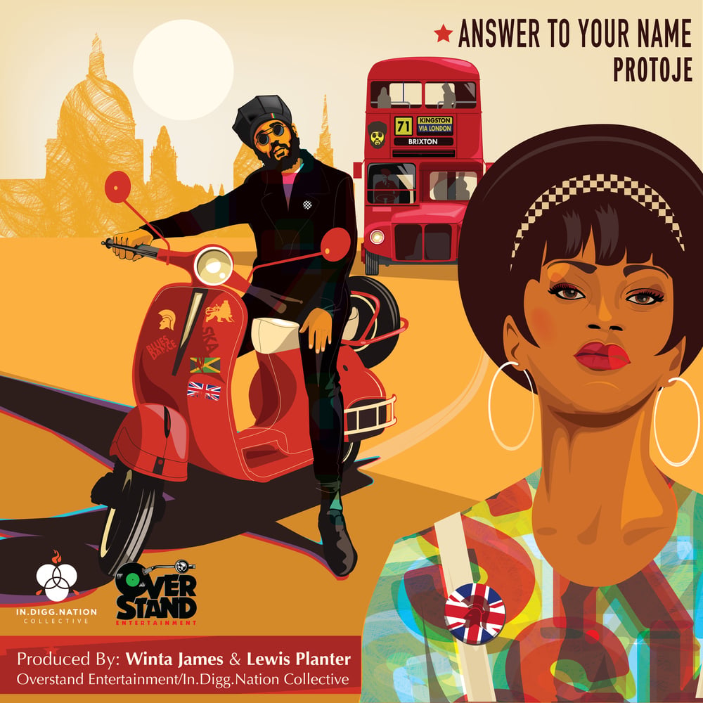 Album cover art for "Answer to Your Name" by Protoje