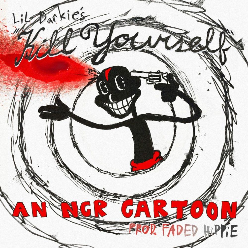 Album cover art for "i wanted to kill myself," by Lil Darkie