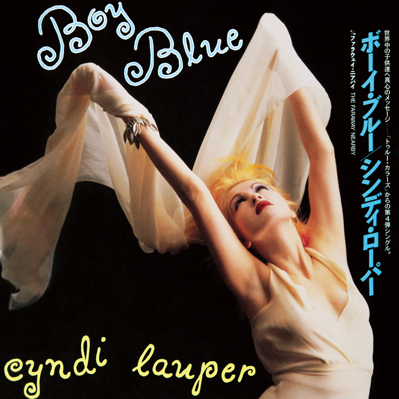 Album cover art for "Boy Blue" by Cyndi Lauper