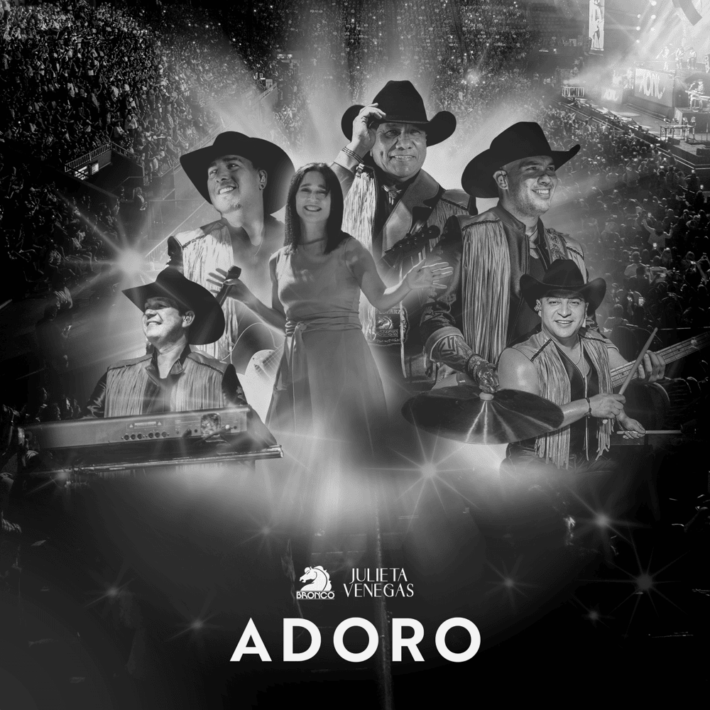 Album cover art for "Adoro (En Vivo)" by Bronco