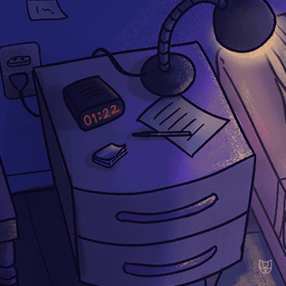 Album cover art for "01:22" by ​colours in the dark