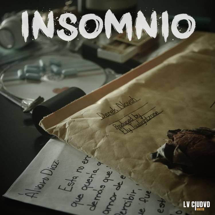 Album cover art for "Insomnio" by Álvaro Díaz & Derek Novah