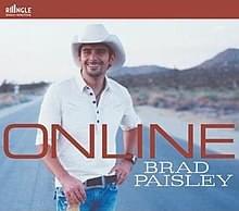 Album cover art for "Online" by Brad Paisley