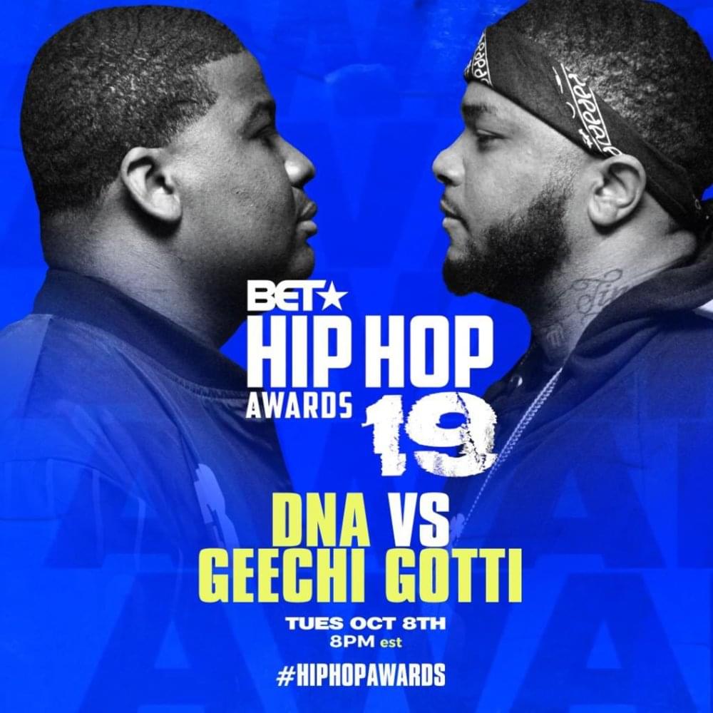 Album cover art for "DNA vs. Geechi Gotti" by URLtv & DNA (Battle Rapper) & Geechi Gotti