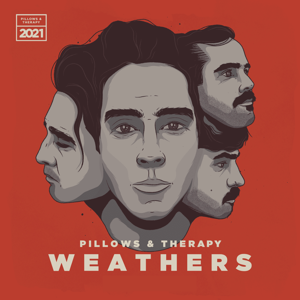 Album cover art for "Talking is Hard" by Weathers