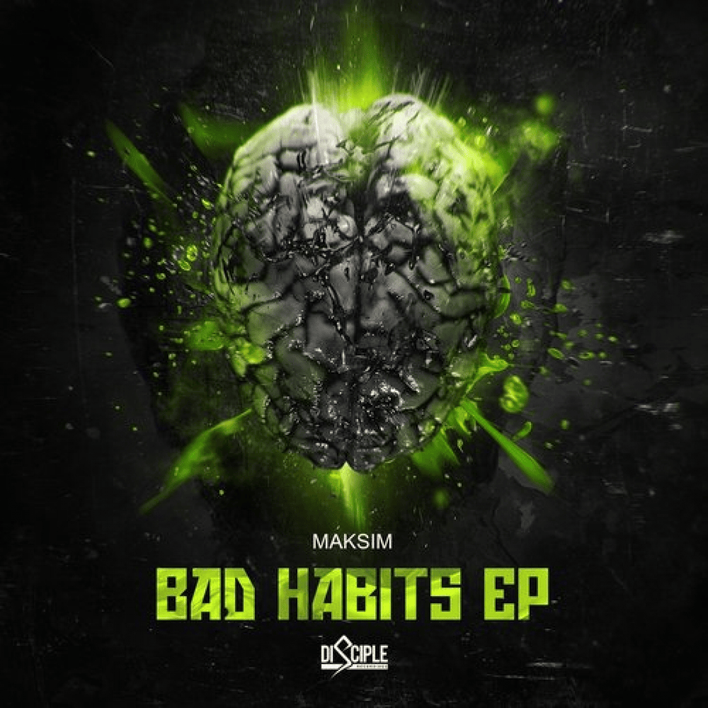 Album cover art for "Bad Habits" by Maksim MC