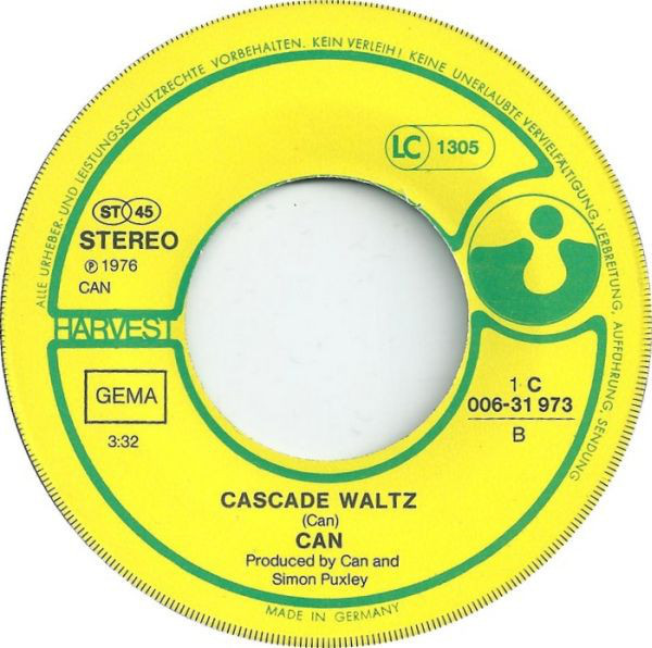 Album cover art for "Cascade Waltz" by Can
