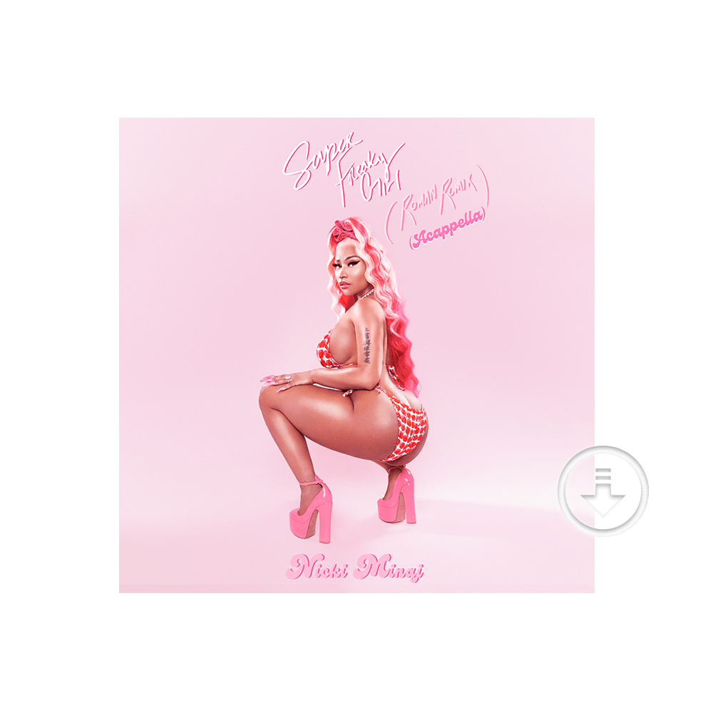 Album cover art for "Super Freaky Girl (Roman Remix) [A-Cappella]" by Nicki Minaj