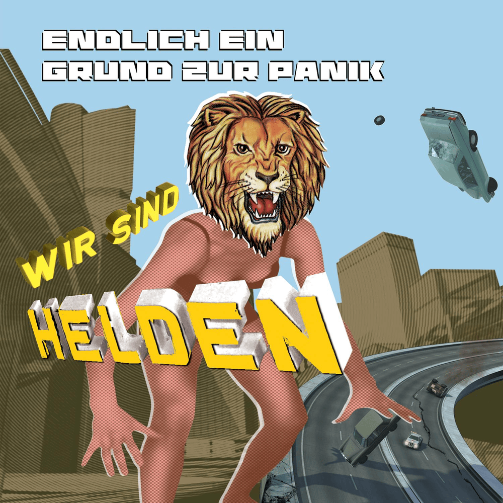 Album cover art for "Endlich ein Grund zur Panik" by Wir sind Helden