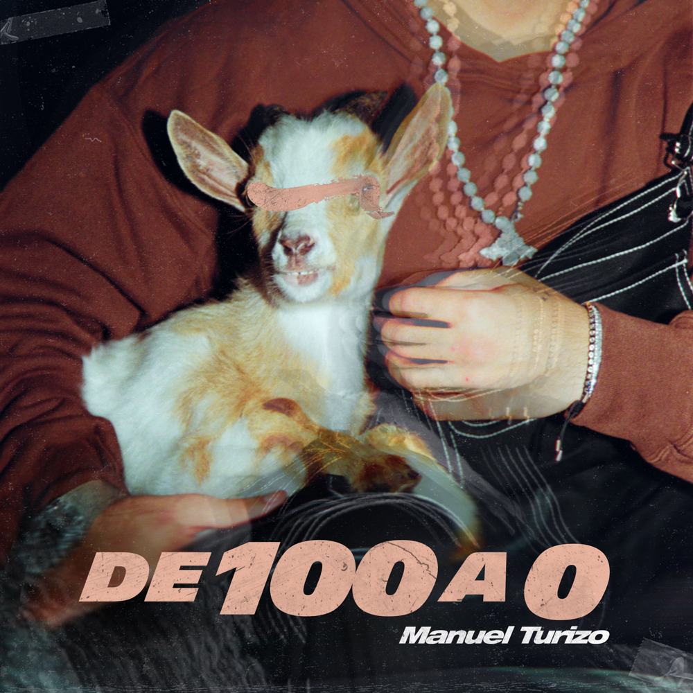 Album cover art for "De 100 a 0" by Manuel Turizo