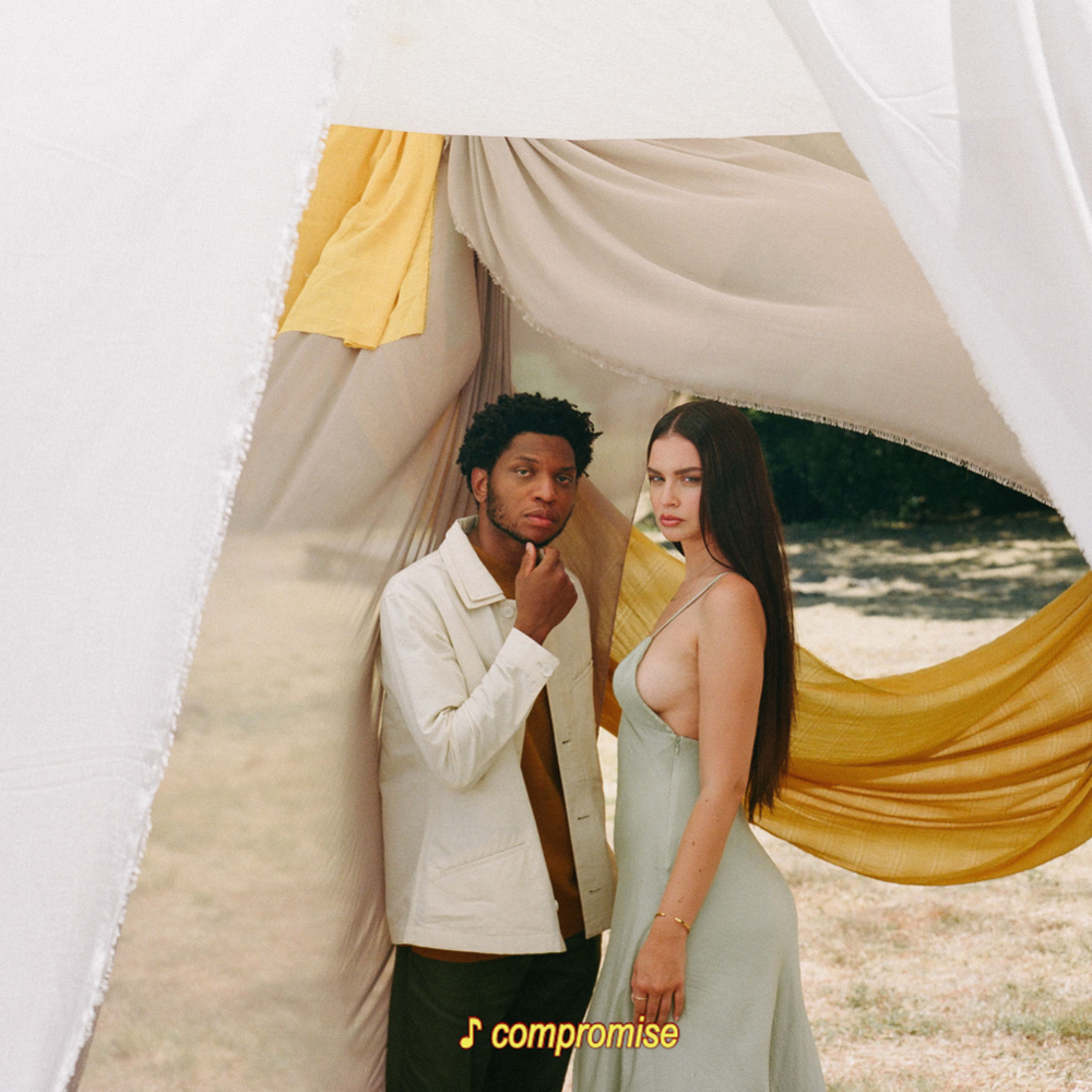 Album cover art for "Compromise" by Gallant & Sabrina Claudio