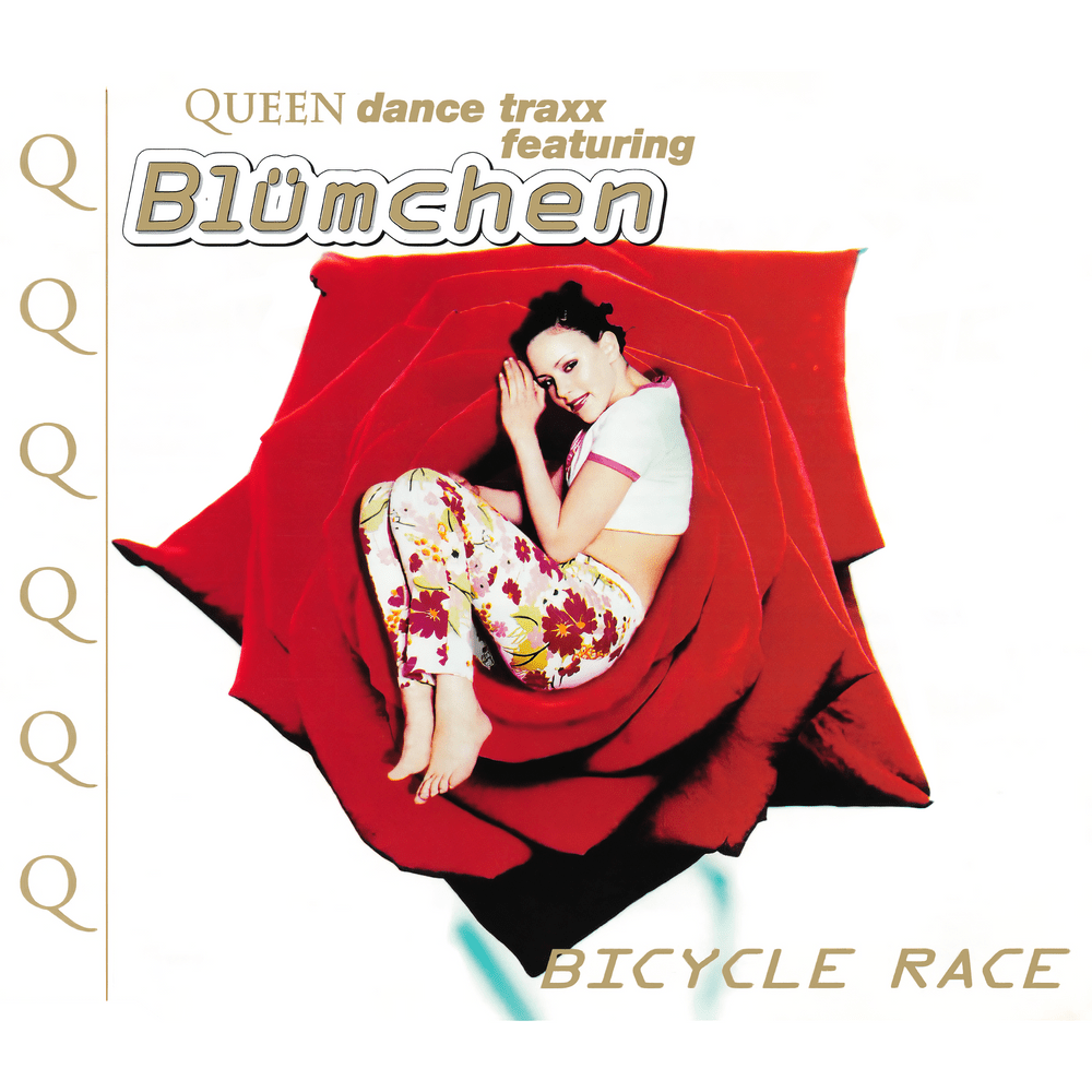 Album cover art for "Bicycle Race" by Blümchen