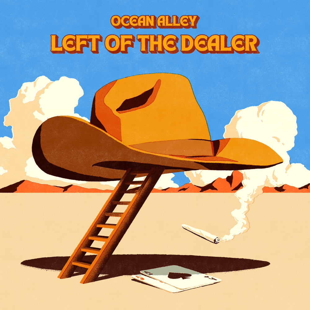 Album cover art for "Left Of The Dealer" by Ocean Alley