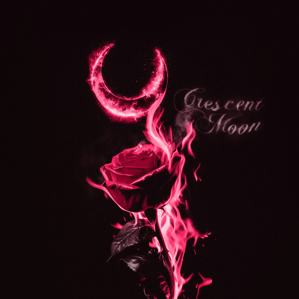 Album cover art for "CRESCENT MOON" by NLE Choppa