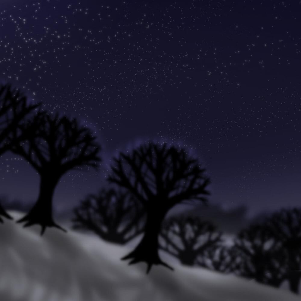 Album cover art for "Winterfall Over the Acres" by 4everfreebrony & EileMonty & Final Verse & Feather (MLP)