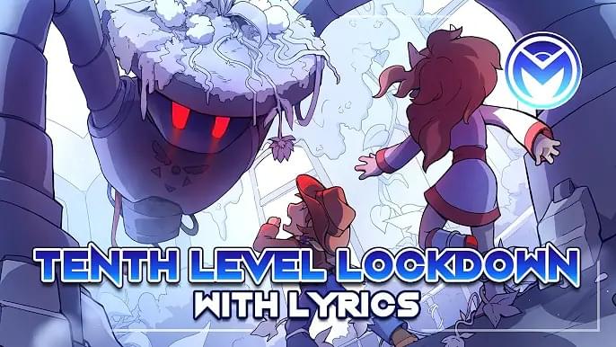 Album cover art for "Undertale Yellow Musical Bytes - Tenth Level Lockdown With Lyrics" by Man on the Internet