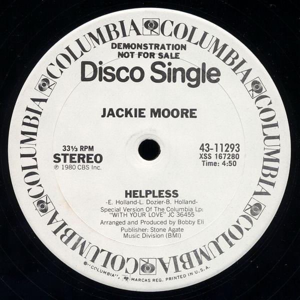 Helpless by Jackie Moore