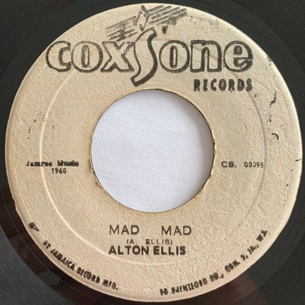 Album cover art for "Mad Mad" by Alton Ellis