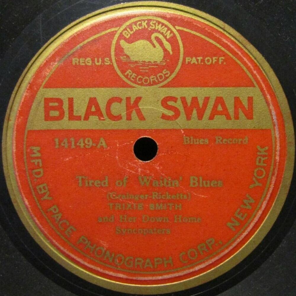 Album cover art for "Tired Of Waitin’ Blues" by Trixie Smith