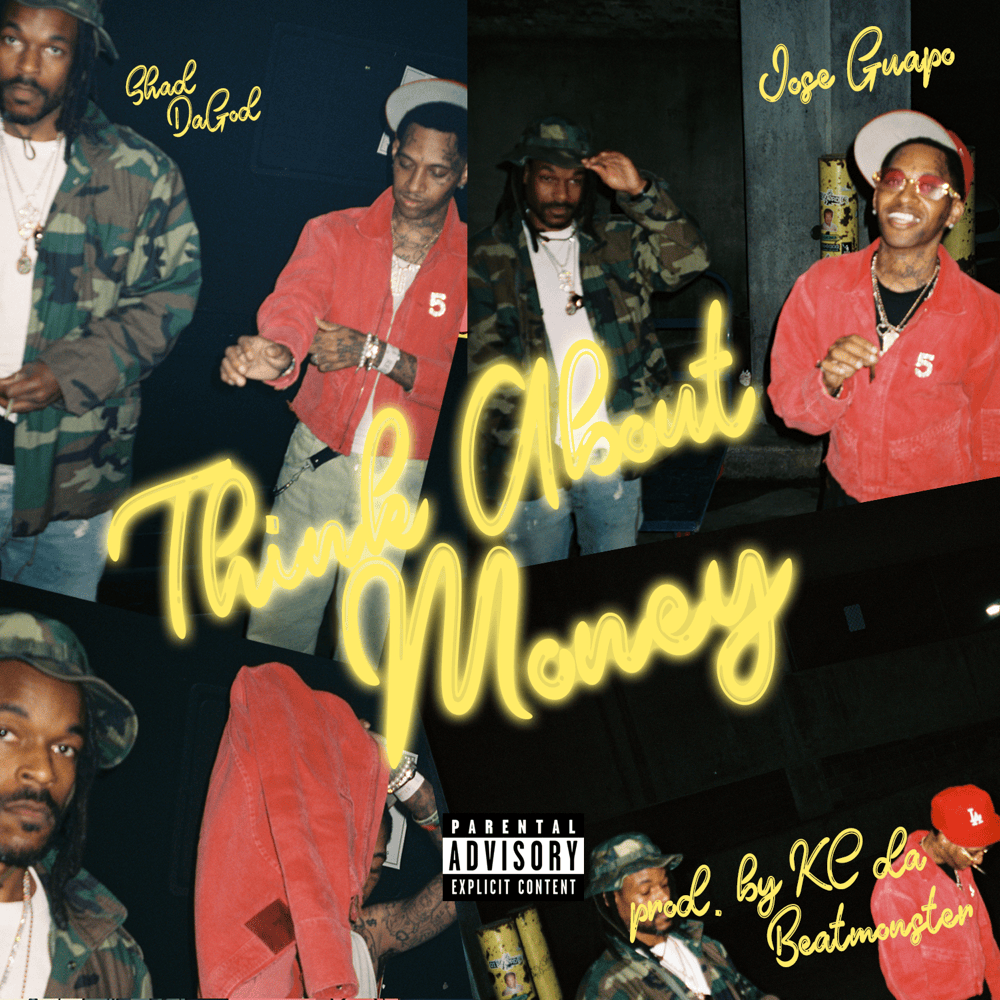 Album cover art for "Think About Money" by Shad da God