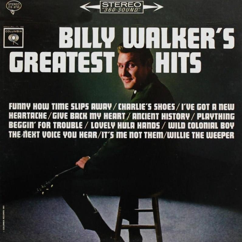 Album cover art for "Funny How Time Slips Away" by Billy Walker