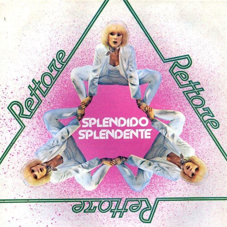 Album cover art for "Splendido splendente" by Rettore