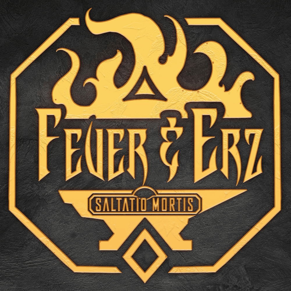 Album cover art for "Feuer und Erz" by Saltatio Mortis