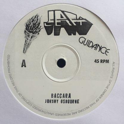 Album cover art for "Baccara" by Johnny Osbourne