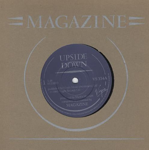 Album cover art for "Upside Down" by Magazine