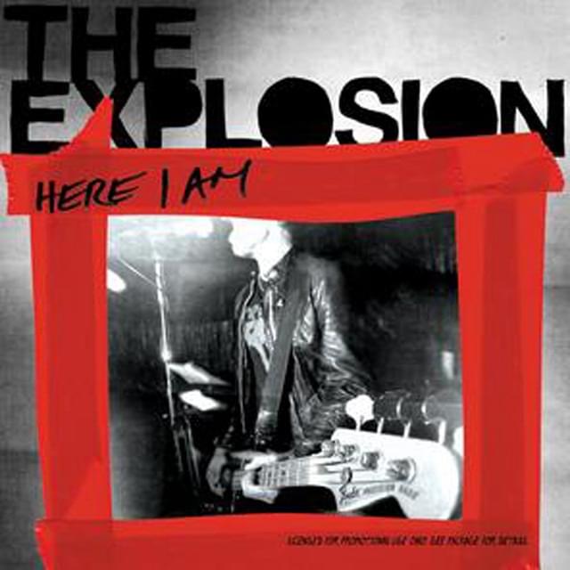 Album cover art for "Here I Am" by The Explosion