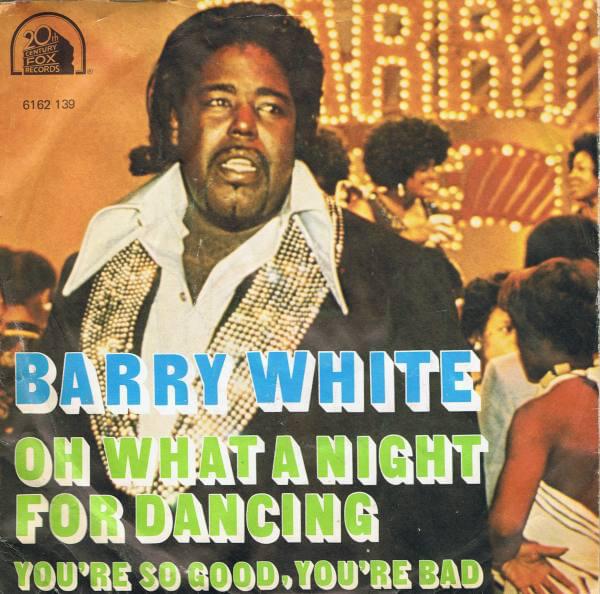 Album cover art for "Oh, What A Night For Dancing (7" Edit)" by Barry White
