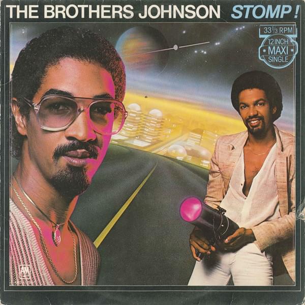 Album cover art for "Stomp!" by The Brothers Johnson
