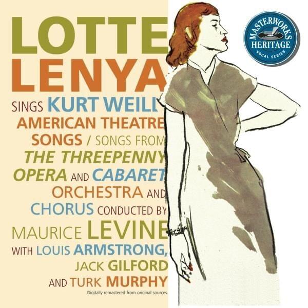 Album cover art for "Stay Well" by Lotte Lenya