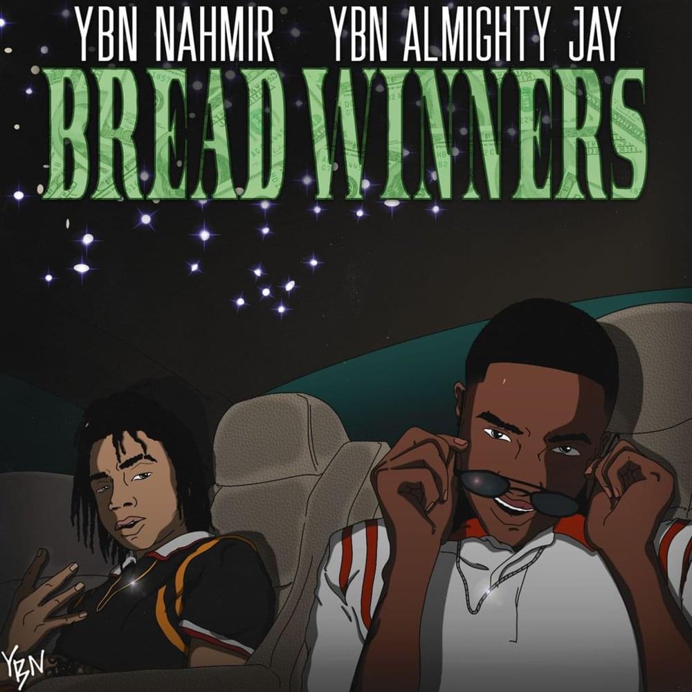 Album cover art for "Bread Winners" by YBN