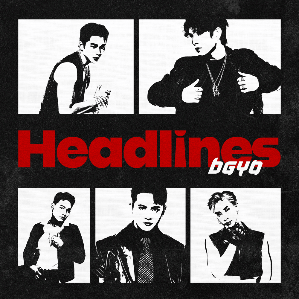 Album cover art for "Headlines" by BGYO