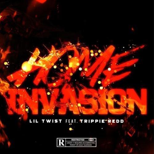 Album cover art for "Home Invasion" by Lil Twist & Trippie Redd