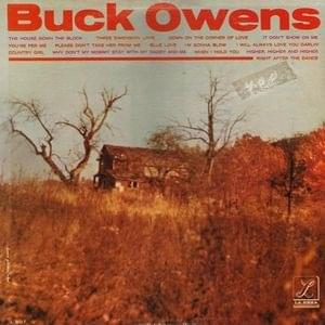 Album cover art for "Down On the Corner of Love" by Buck Owens