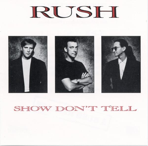 Album cover art for "Show Don’t Tell" by Rush