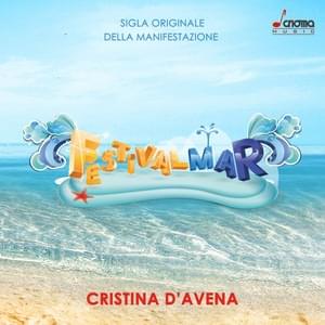 Album cover art for "FestivalMar" by Cristina D’Avena