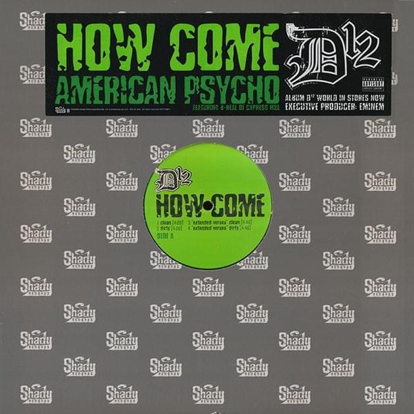 Cover image for How Come / American Psycho II - Single