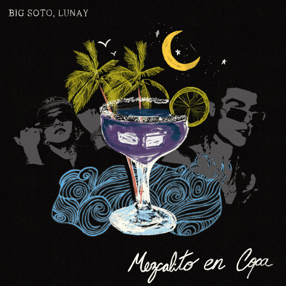 Album cover art for "MEZCALITO EN COPA" by Big Soto