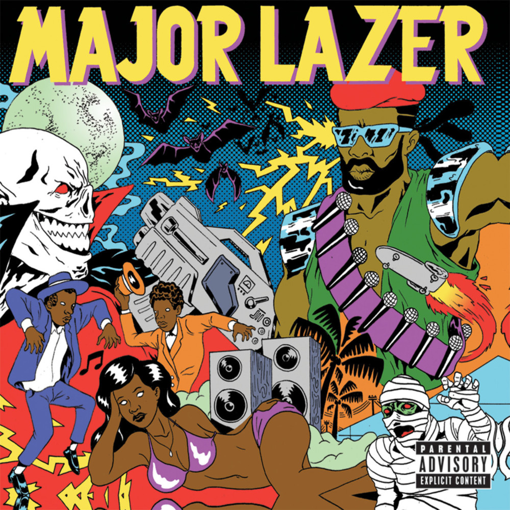 Album cover art for "What U Like" by Major Lazer & Einstein & Amanda Blank