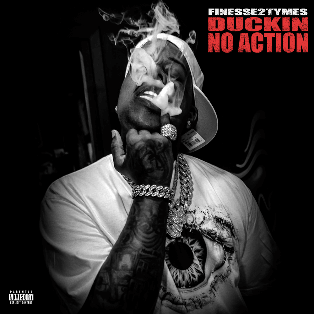 Album cover art for "Duckin No Action" by Finesse2Tymes