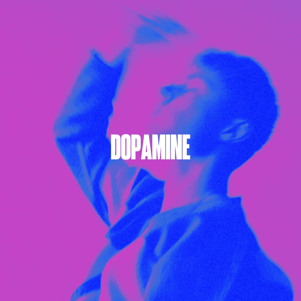 Album cover art for "Dopamine" by HRVY