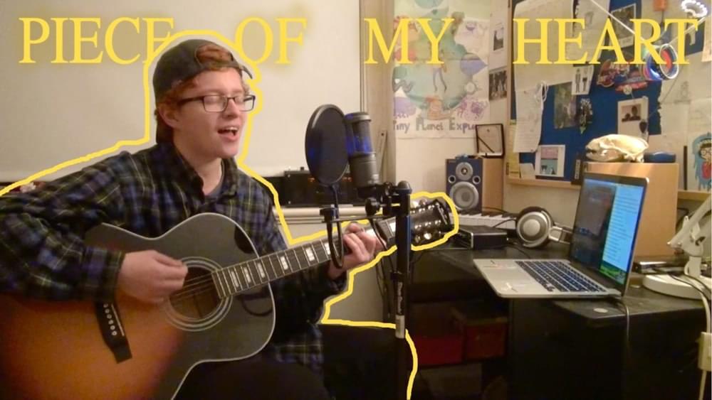 Album cover art for "Piece of my heart - Spookyghostboy" by Cavetown