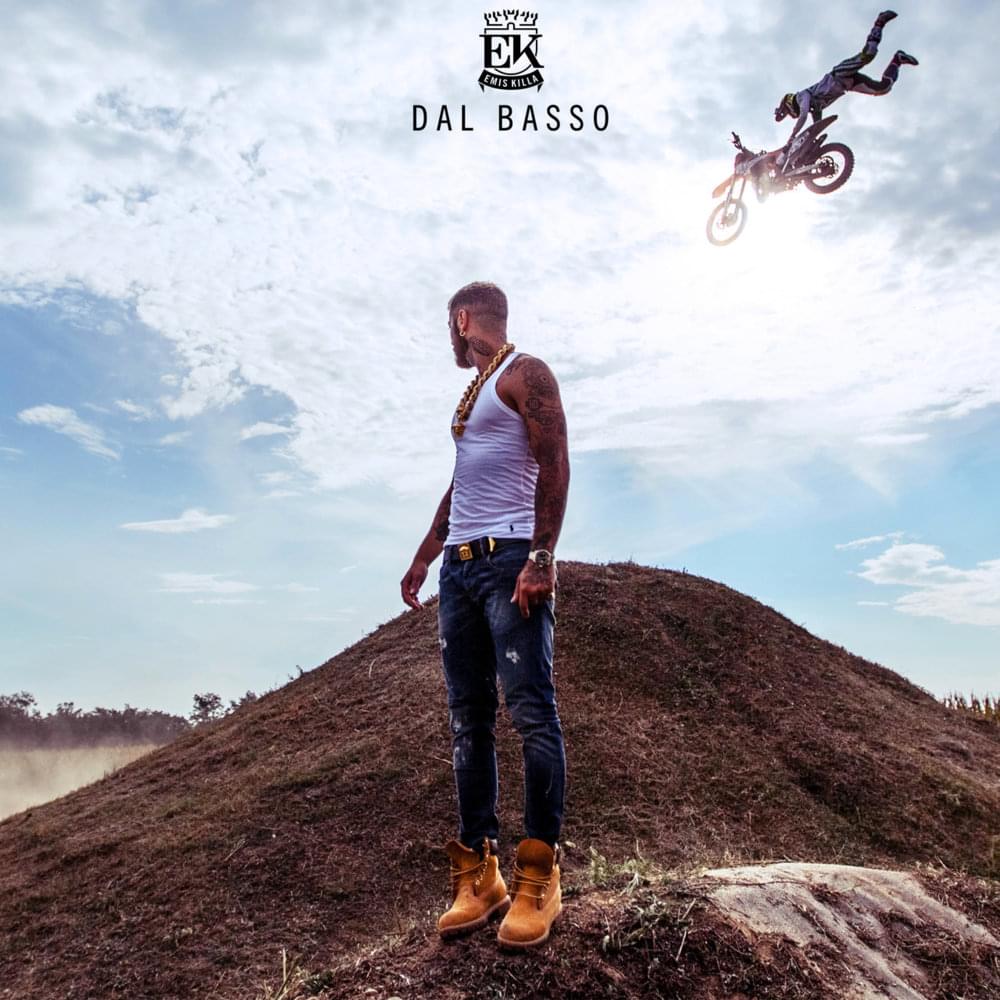 Album cover art for "Dal basso" by Emis Killa