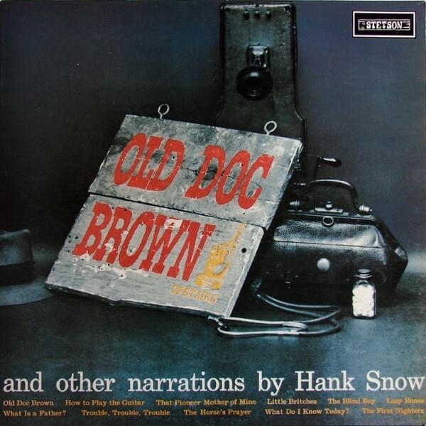 Album cover art for "Trouble Trouble Trouble" by Hank Snow