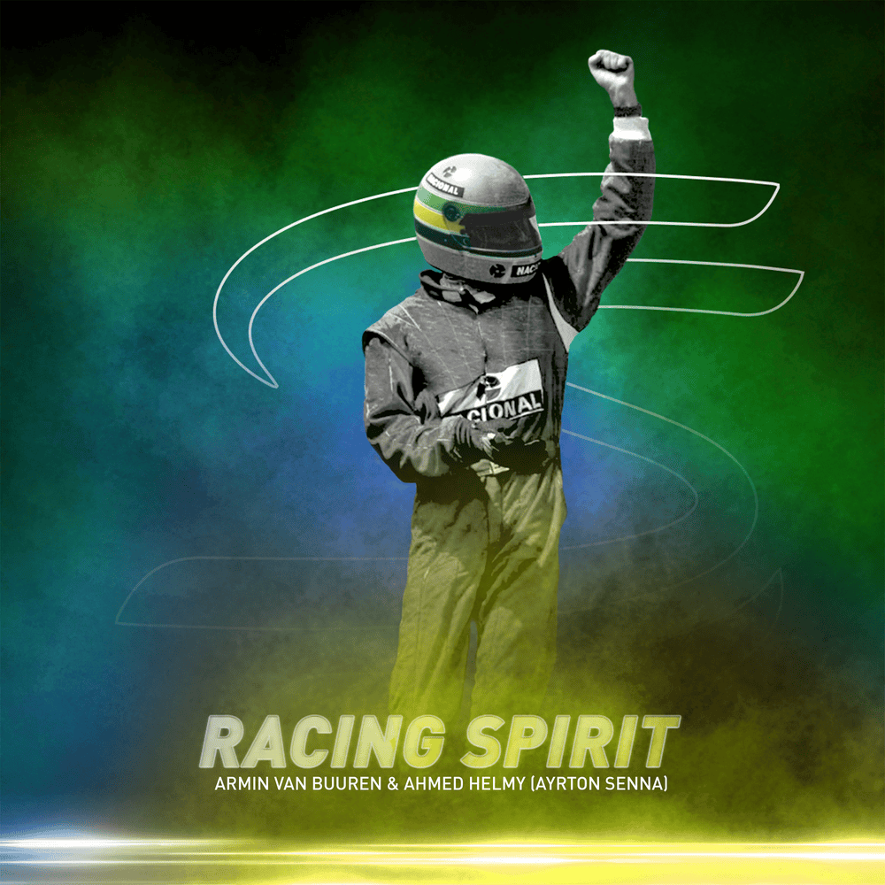 Album cover art for "Racing Spirit" by Armin van Buuren