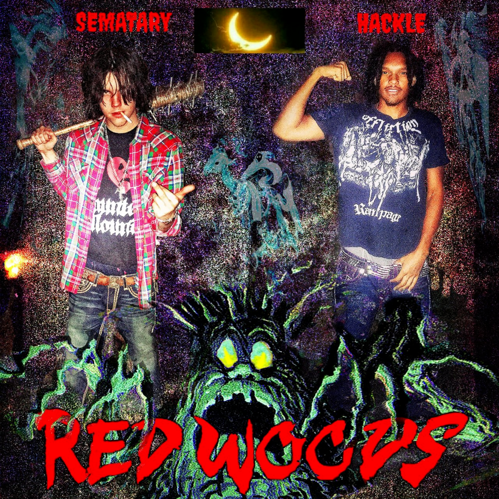Album cover art for "REDWOODS" by Sematary & Hackle